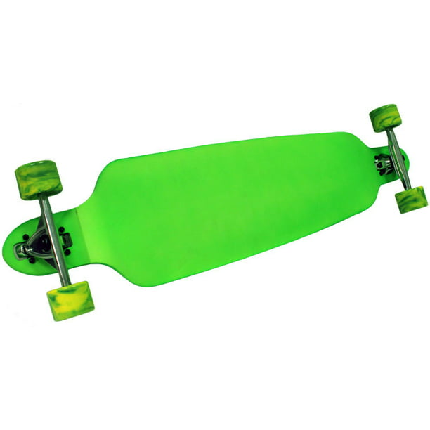 gurú Longboard lime green DTS o RAM Sunny Blacker skateboard